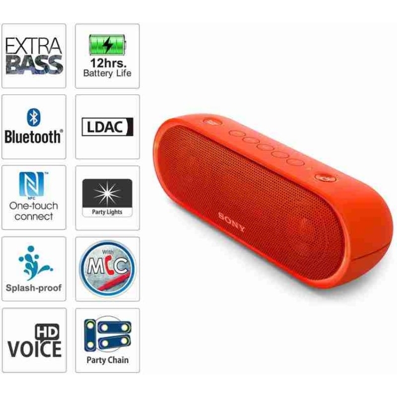 Speaker Sony SRS-XB20 Speaker Portable Extra Bass Nfc Sony SRS XB20 Original
