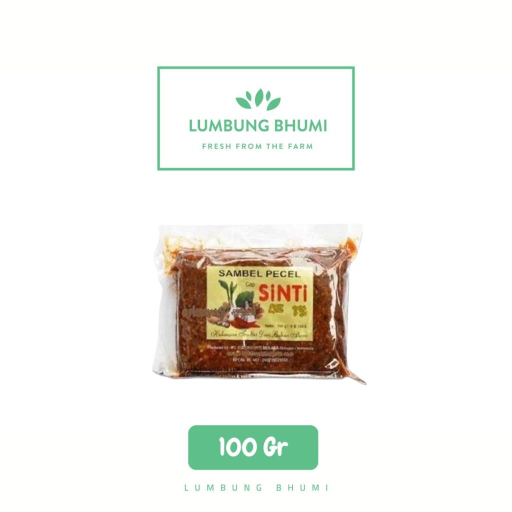 

SINTI Bumbu Pecel 100 Gr 1 Pcs - Lumbung Bhumi