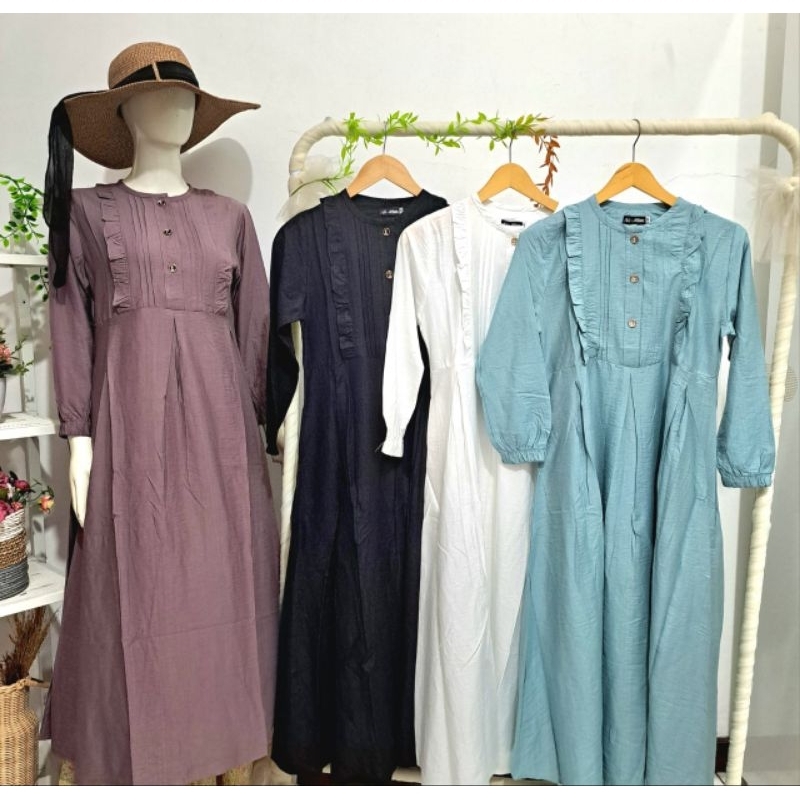 Gamis remaja - Gamis polos remaja - Gamis Nimar//