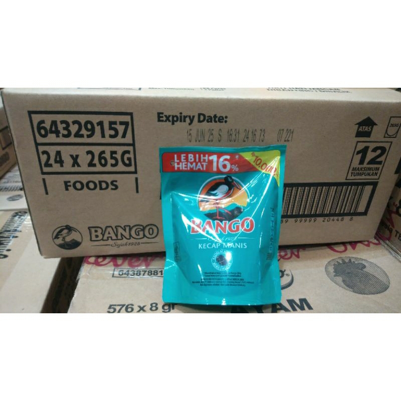 

Bango Kecap 200ml/265 gr eceran 10.000