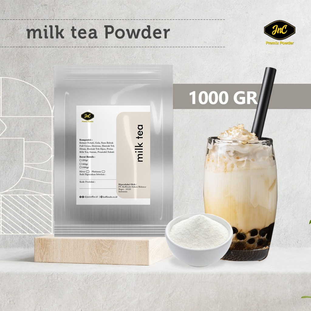 

JnC Milk Tea Powder 1 Kg | Bubuk Minuman