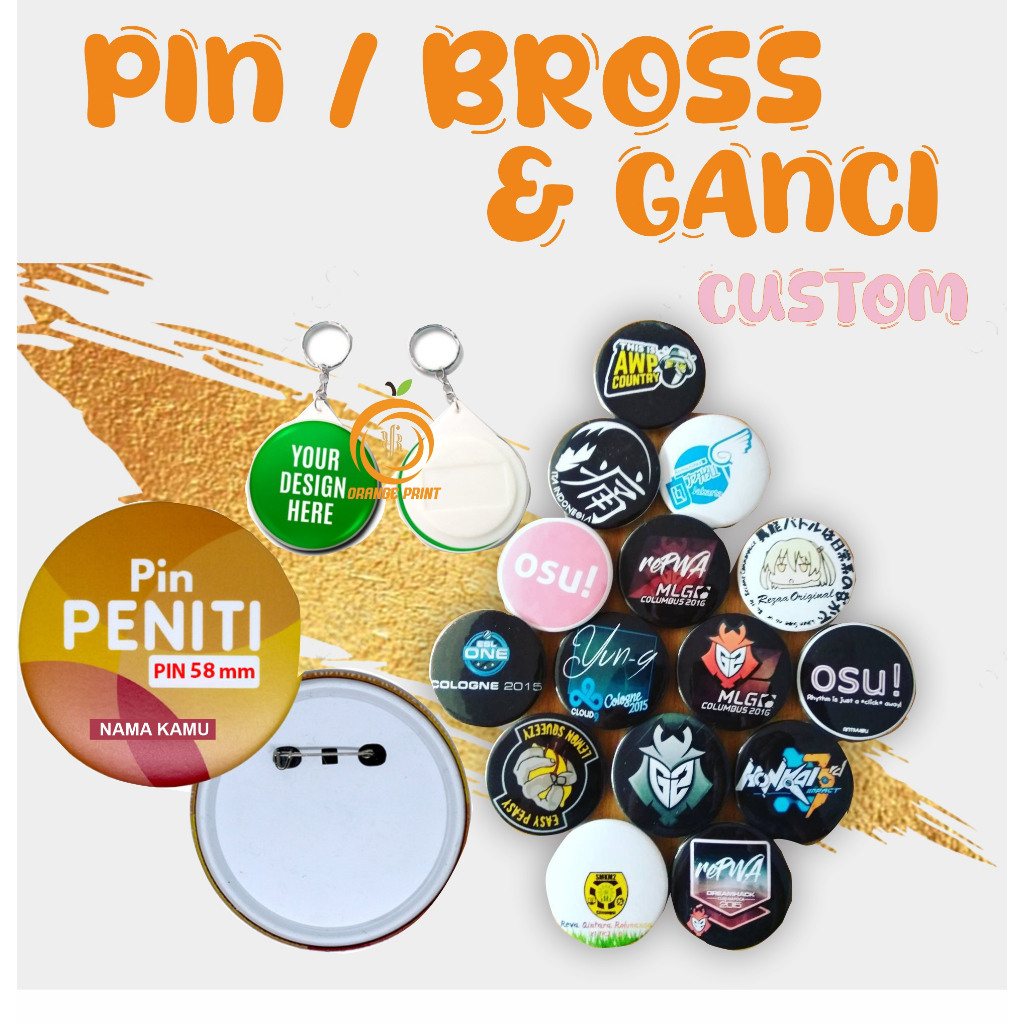 PIN BROSS GANCI CUSTOM