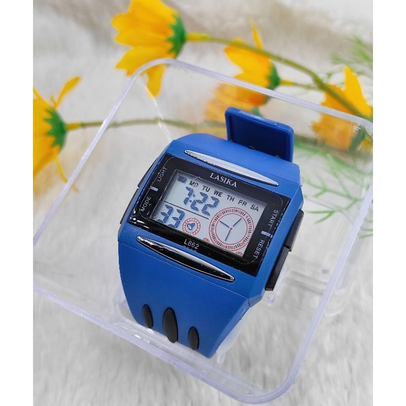 Jam tangan pria sporty segi lasika new 862