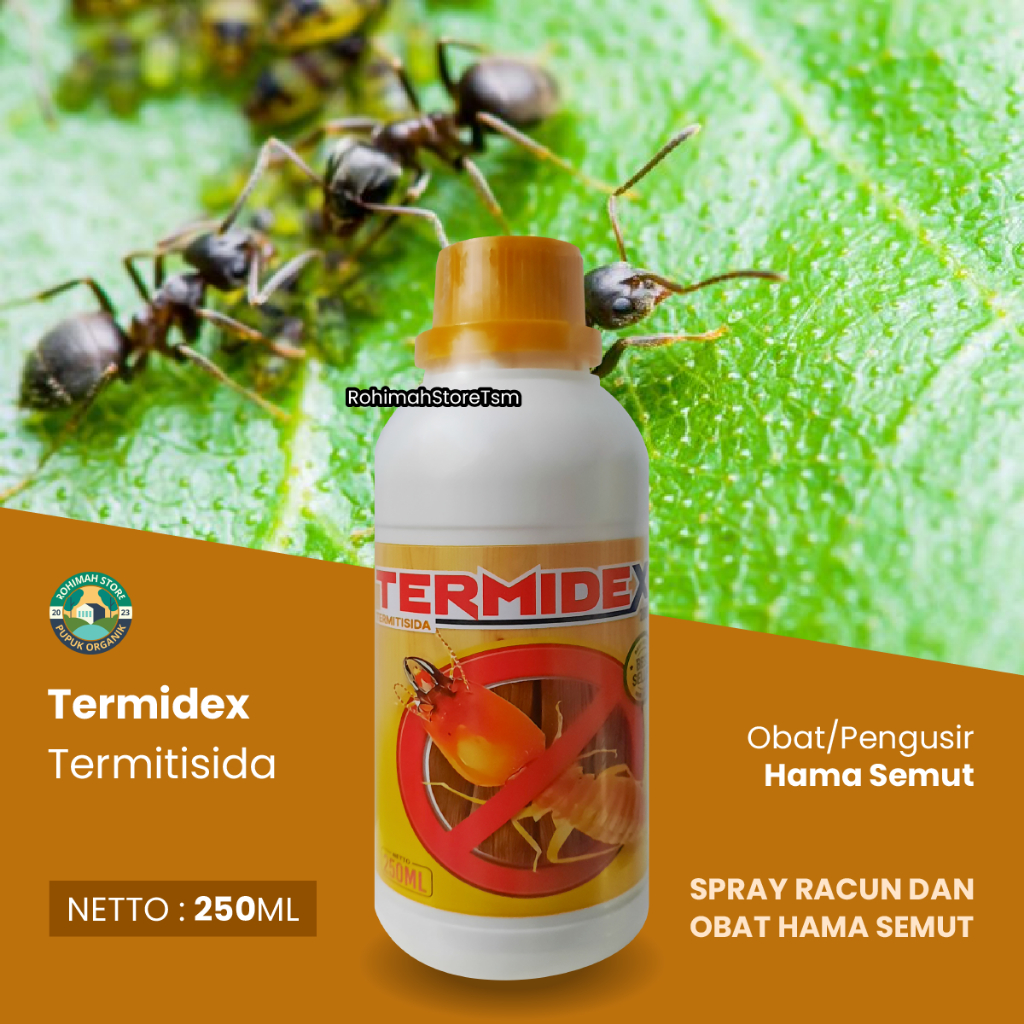 BISA COD OBAT PENGUSIR HAMA SEMUT PADA DAUN TANAMAN AMPUH TERMIDEX ISI 250ML CAIRAN PEMBASMI HAMA