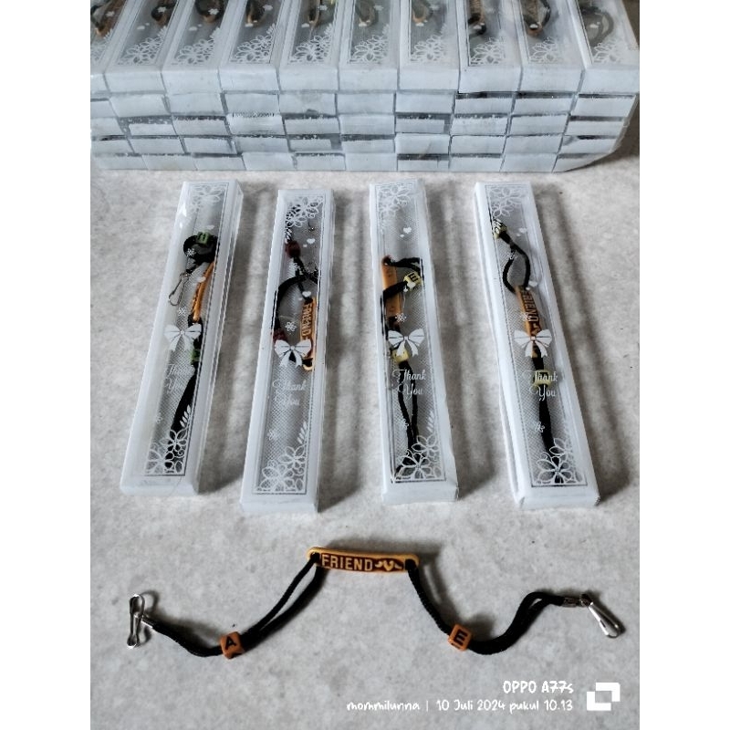 Souvenir_kite - 50pcs konektor masker (tali masker) kemasan mika