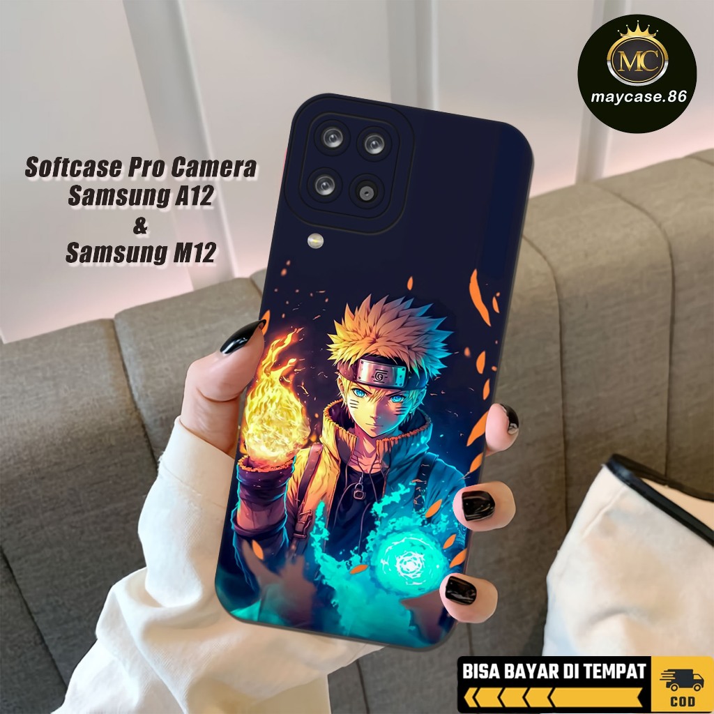 MAYCASE.86 Case Samsung A12/M12 - Motif Case ANIME NARUTO Samsung A12/M12 - Softcase Samsung A12/M12