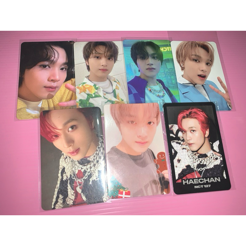 PHOTOCARD OFFICIAL HAECHAN 127 Hello future NCT DREAM PC GLITCH MODE GLIMO SCRATCH TC TRADING CARD M