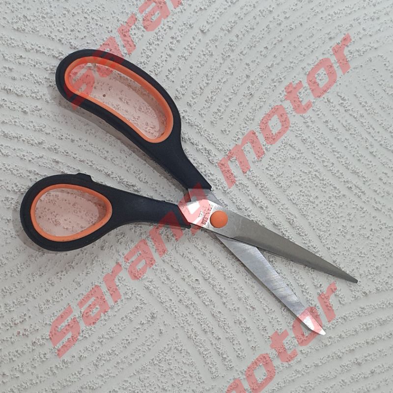 

Gunting besar Stainless Steel ( scissors ) / gunting serbaguna / gunting gagang karet