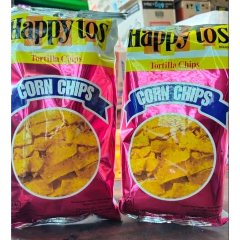 

HAPPY TOS Tortilla Chips MERAH. 1pcs