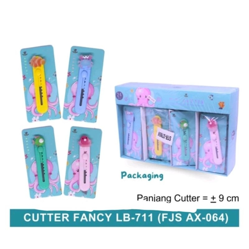 

Cutter Mini Bentuk Lucu Fancy / Mini Cutter Mudahdibawa / Cutter Mini Portable Animal Sea / Pisau Mini