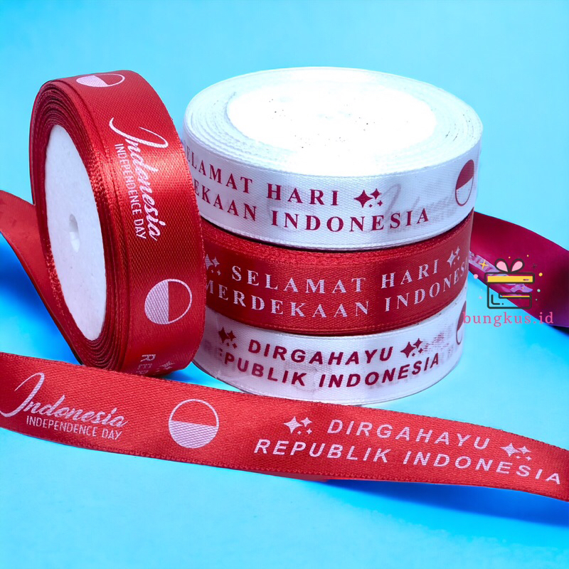

Pita Merah Putih | PIta Kemerdekaan | Pita 17 Agustus | Pita Hampers | Pita Lomba