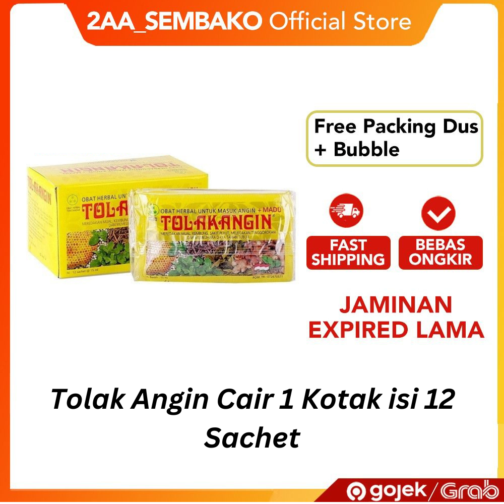 

Tolak Angin Cair 1 Kotak 12 Sachet