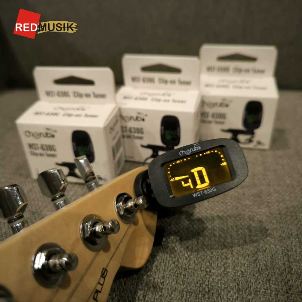 Tuner Gitar Cherub WST630G WST-630G Tuner Gitar WST 630G