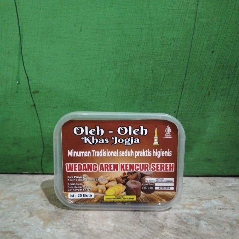 

wedang aren kencur sereh