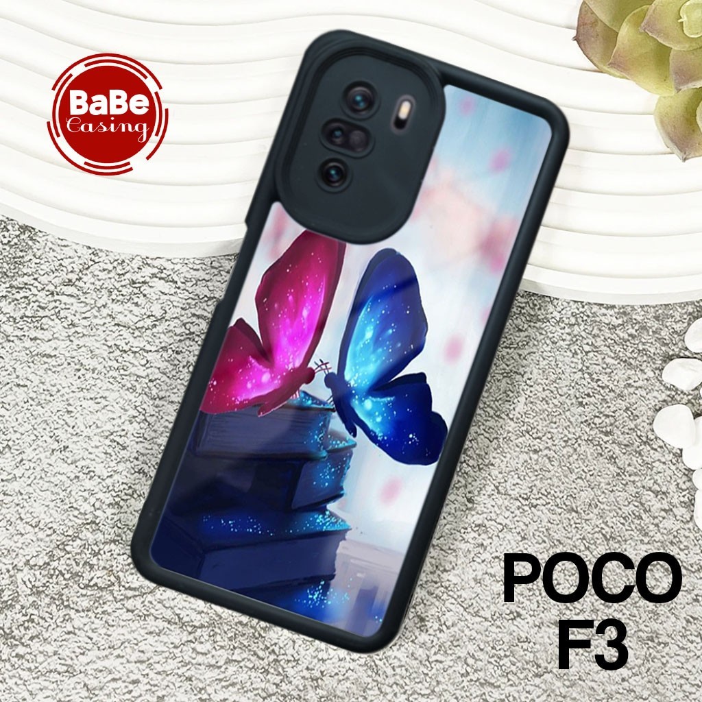 Case Poco F3 Terbaru Kupu Kupu Casing Foco F3 Hardcase Premium Glossy Softcase Hp Glosy Termurah