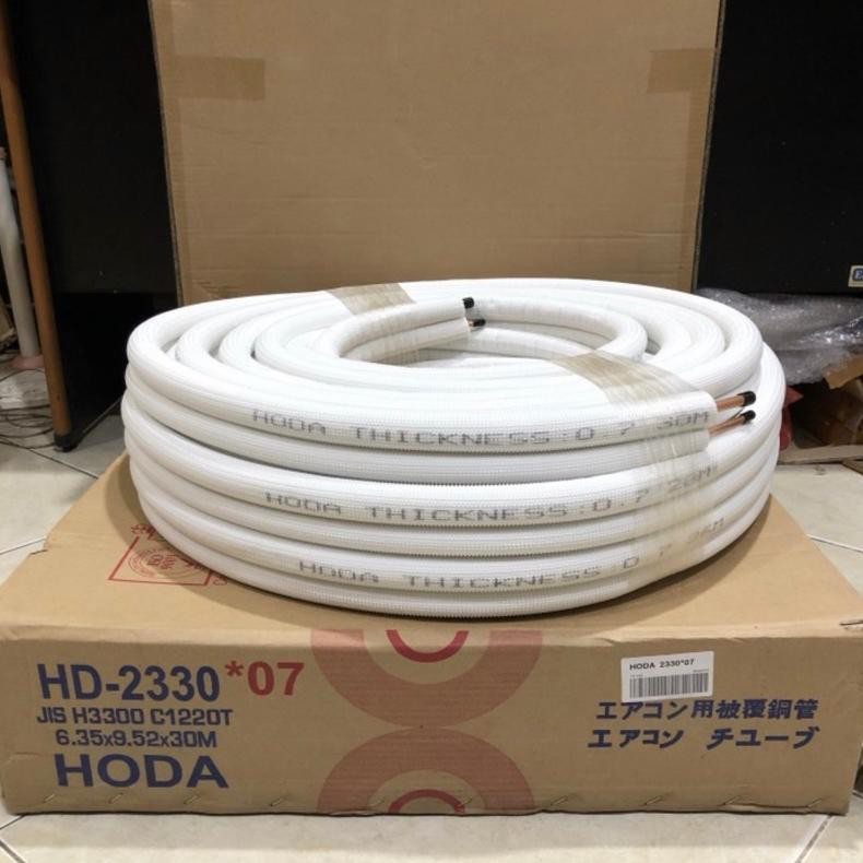 Pipa AC Merk HODA Tebal 0.7 mm HD 2330 Pipa AC 1/4 X 3/8 Per meter