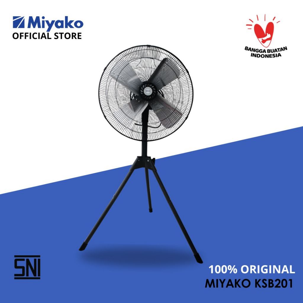Kipas angin Miyako KSB201 - Stand Fan 20in Alumunium 150W