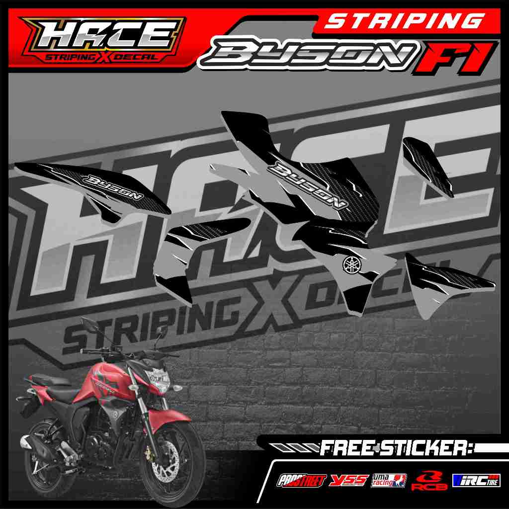 676 STRIPING STICKER BYSON FI - STRIPING STICKER BYSON FI PREMIUM GRAFIK