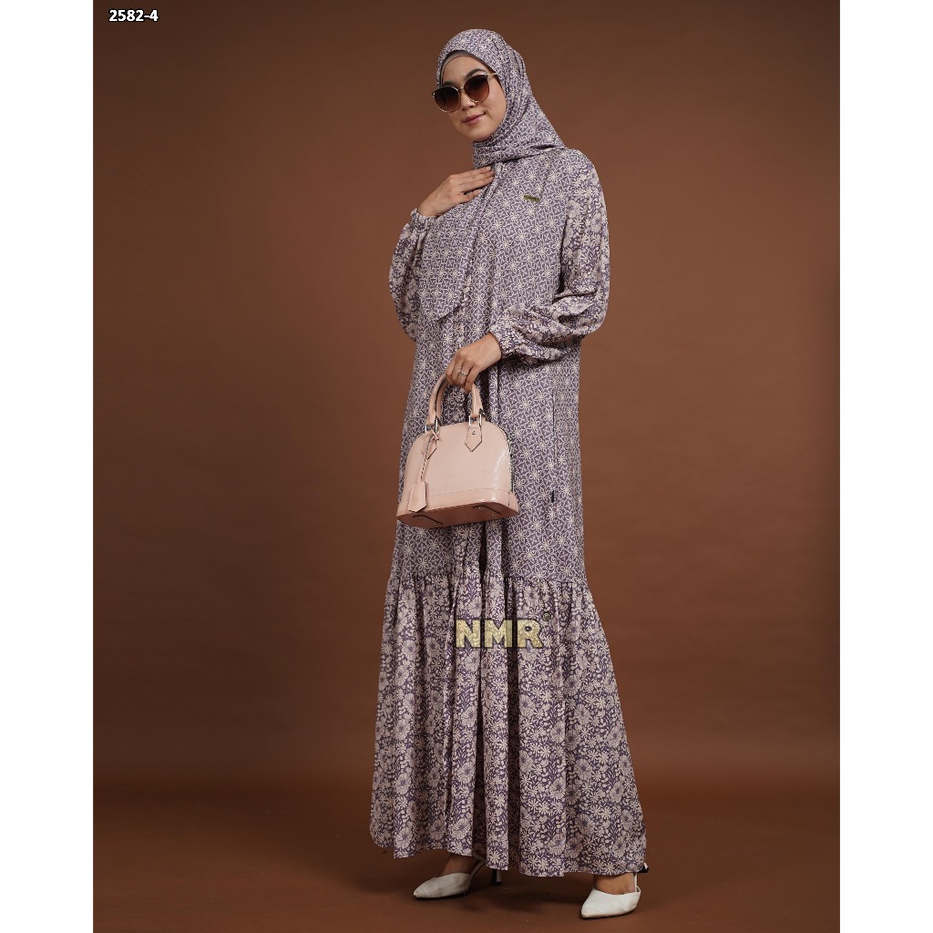 NMR Gamis Marbella Vol 2582-4 (INC HIJAB)