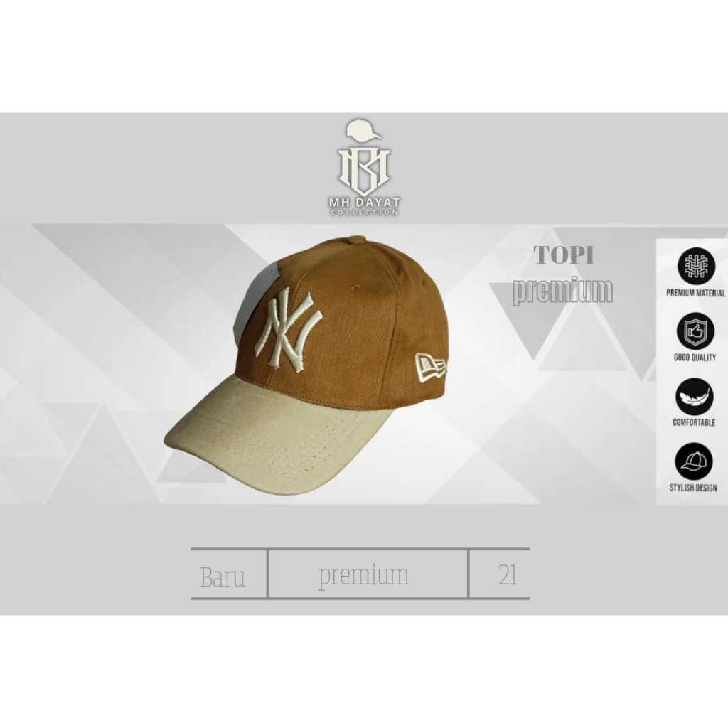 Topi Baseball Dewasa Premium Casual NY Fashion Cewek Cowok