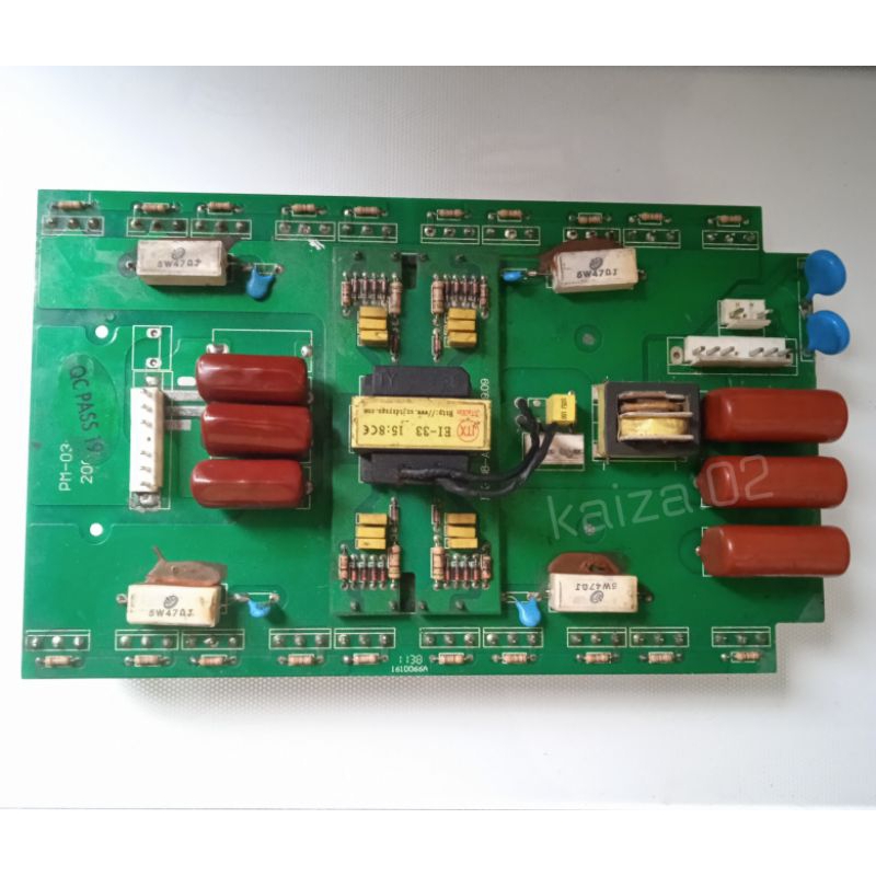 PAPAN PCB atas mesin las 3fasa MOSFET