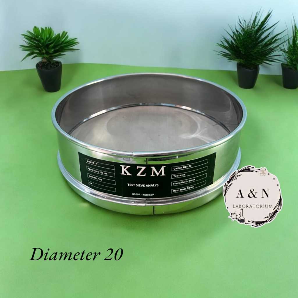 Seive Ayakan Stainless Mesh 100 Test Mesh 100 (150 um) diameter 20