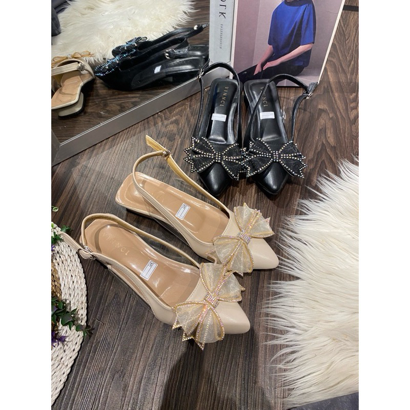 Sandal Vinca Heels Blink ( Pita Import ) Raya Series Hak Tahu Tinggi 3 cm
