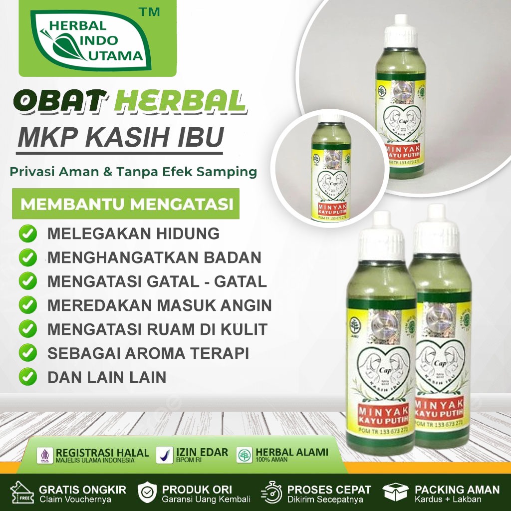 

Minyak Kayu Putih Cap Kasih Ibu 60 ml HIU