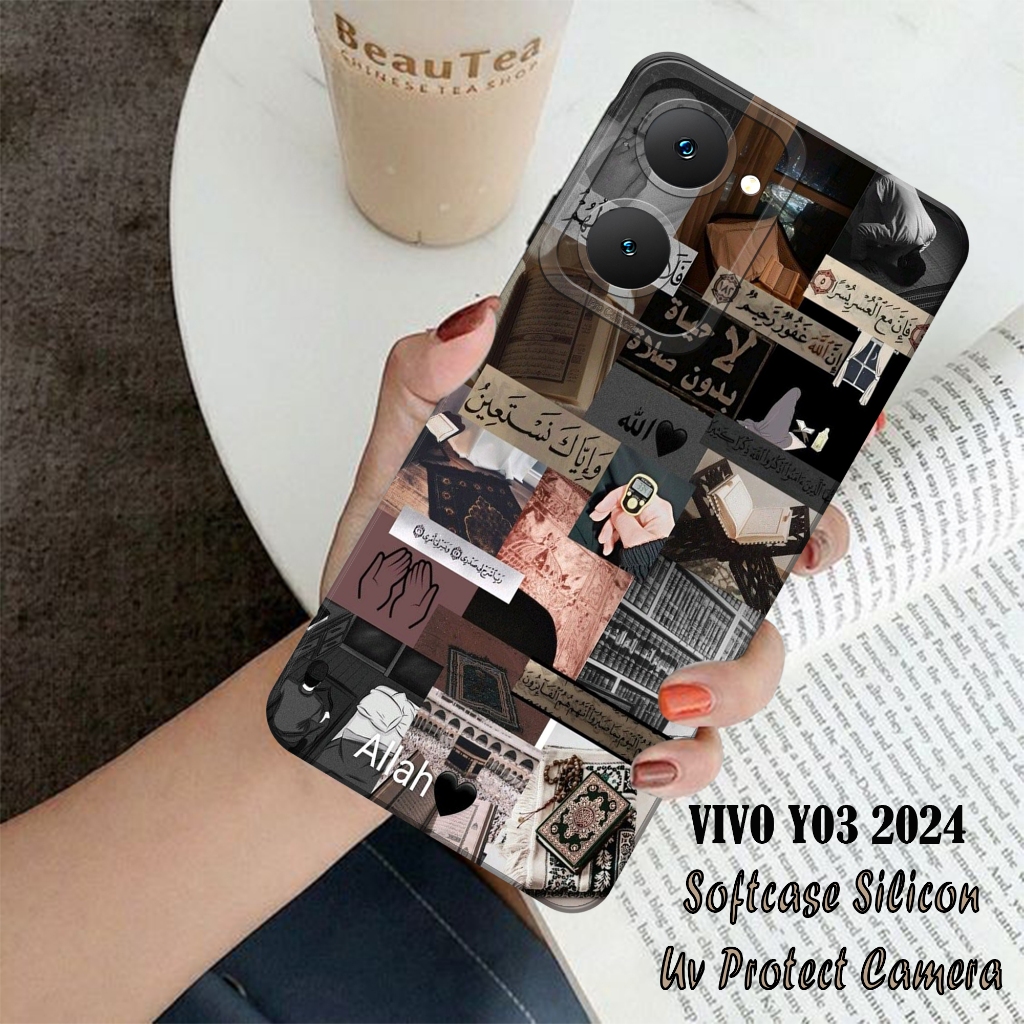 Case VIVO Y03 2024 - VIVO Y03 2024 Terbaru - Softcase  VIVO Y03 2024  - Softcase Pro Camera - Casing