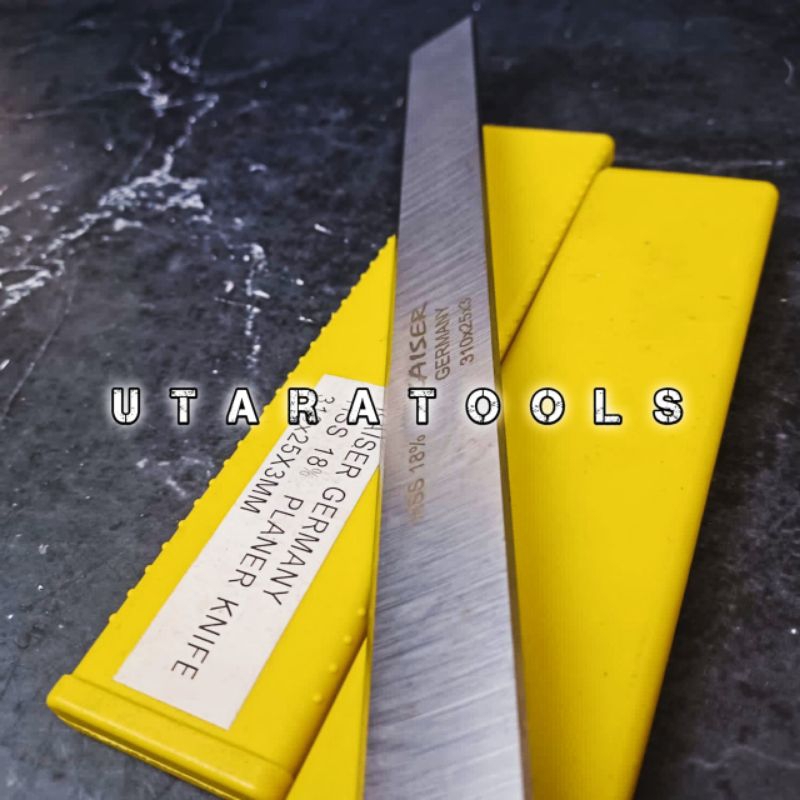 Pisau Serut Hss 31 CM Kaiser Germany 18℅ Pisau Planer 310×25×3Mm Pisau Serut Kayu Jointer