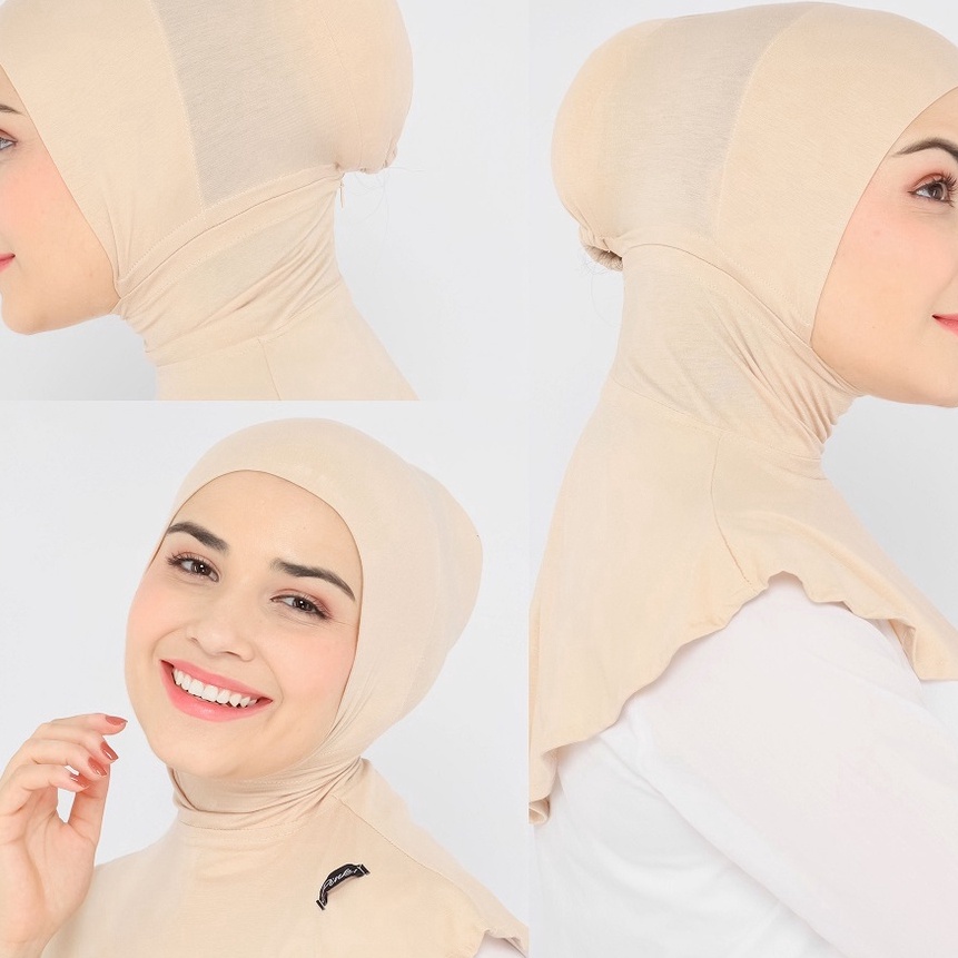 KI3 Ciput Ninja Cepol  Inner Hijab Premium Spandek Rayon  Dalaman Jilbab Antem