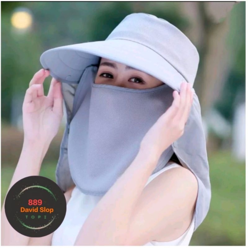 topi fashion wanita anti UV-import