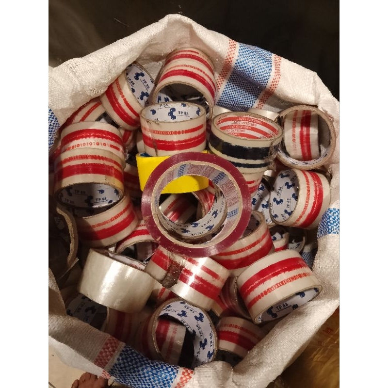 lakban kiloan/lakban 1 kg/lakban packing