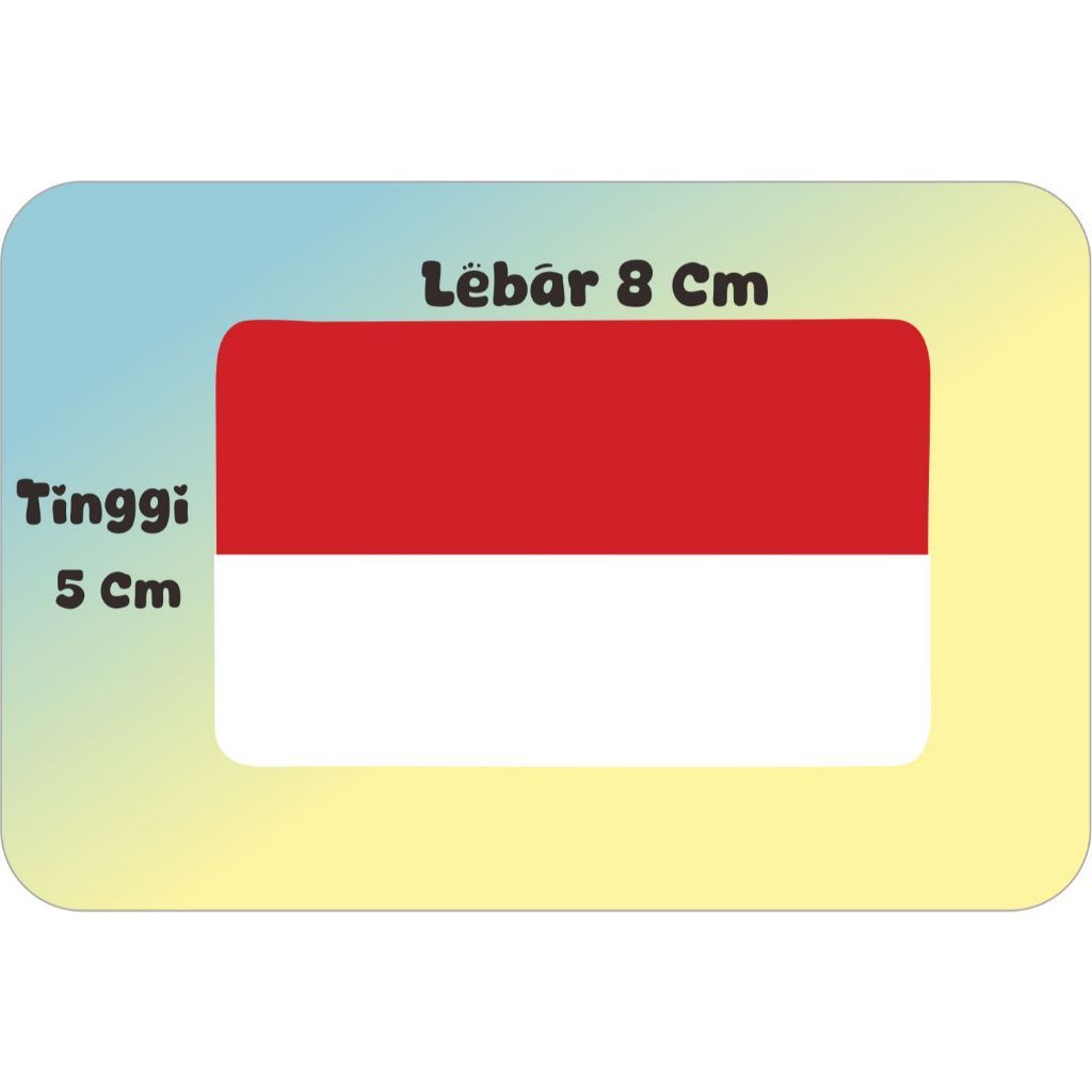 

Stiker Bendera Merah Putih/Stiker Setrika Untuk Anak-anak dan Dewasa Berbahan DTF ISI 10 Pcs Untuk Baju dan Kaos Lain