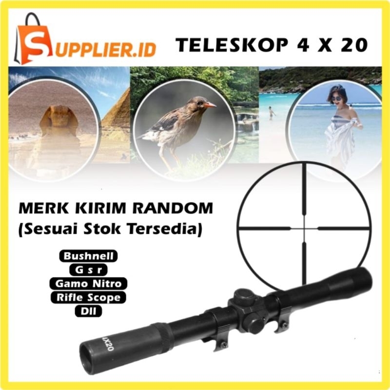Teleskop Teropong 4x20 Teropong Senapan