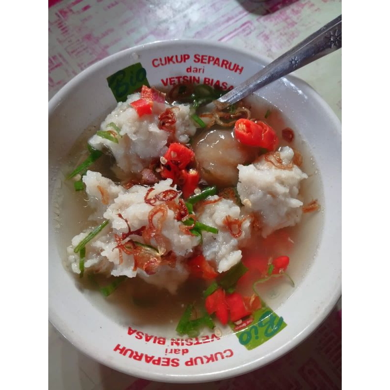 

Bakso Ikan paket komplit