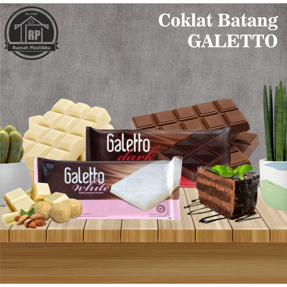 

Coklat Batang Galetto / Galetto Dark / galetto White / Kemasan 250gr