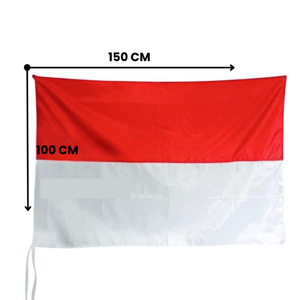 BENDERA MERAH PUTIH BENDERA INDONESIA UKURAN 100X150