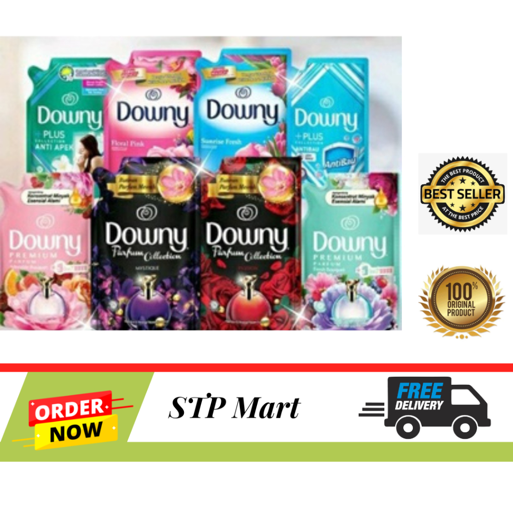 DOWNY PEWANGI DAN PELEMBUT PAKAIAN PARFUM COLLECTION DAN PREMIUM PARFUM 550-680ML / PEWANGI DOWNY / 