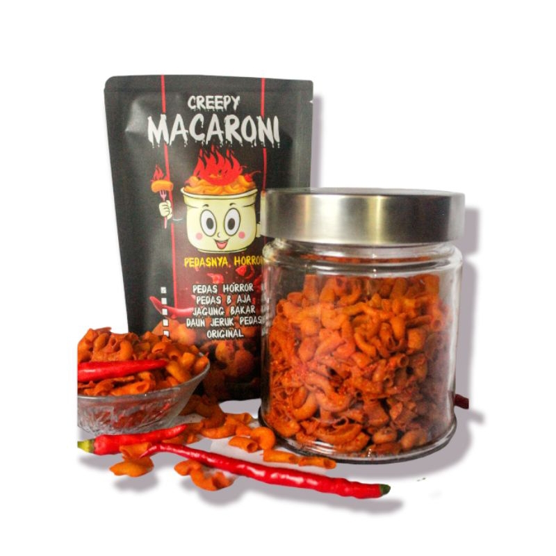 

creepy makaroni, makaroni pedas bantat