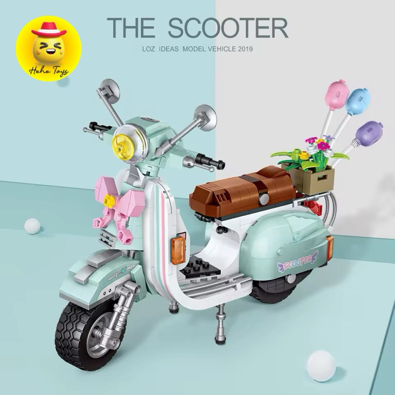 Loz Scooter 1117 673pcs Brick Small Brick