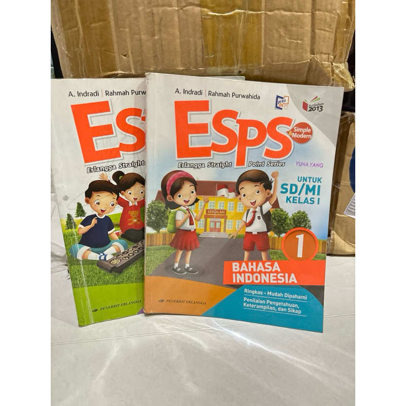 BEKAS ESPS1-2 SD, ERLANGGA, ORIGINAL, KURIKULUM 2013 DAN MERDEKA REVISI