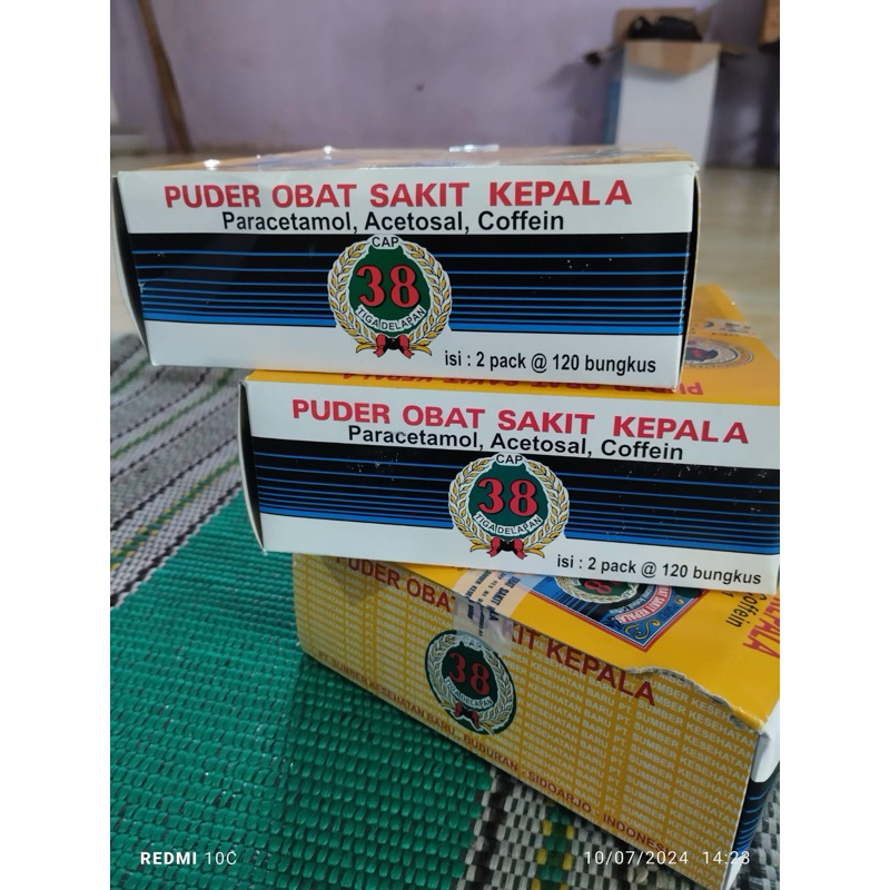 PUDER 38/ atasi nyeri dan sakit kepala