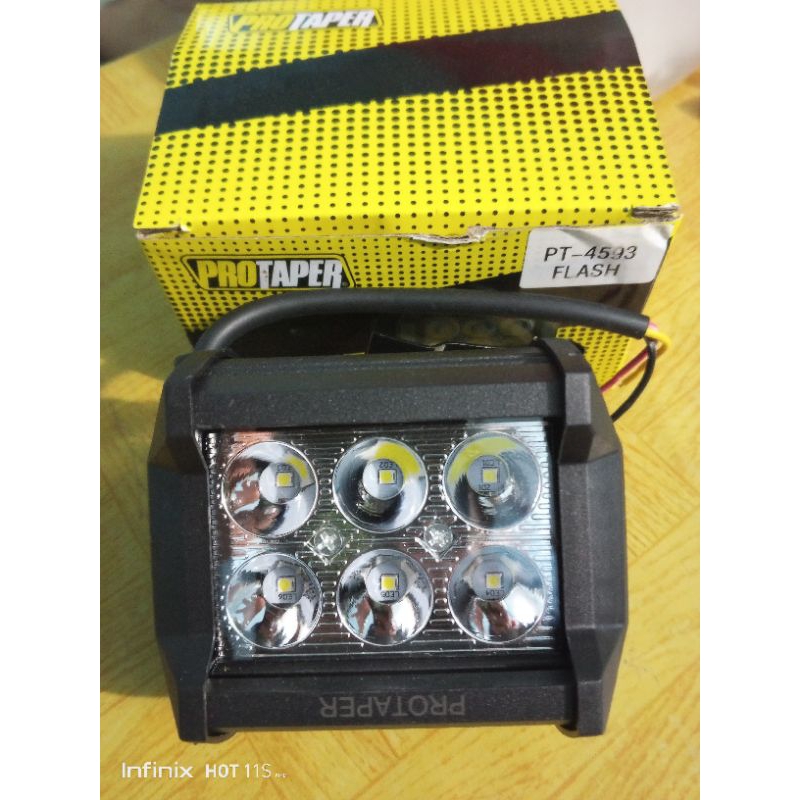 Lampu motor/mobil LED 6 mata dc 12 volt