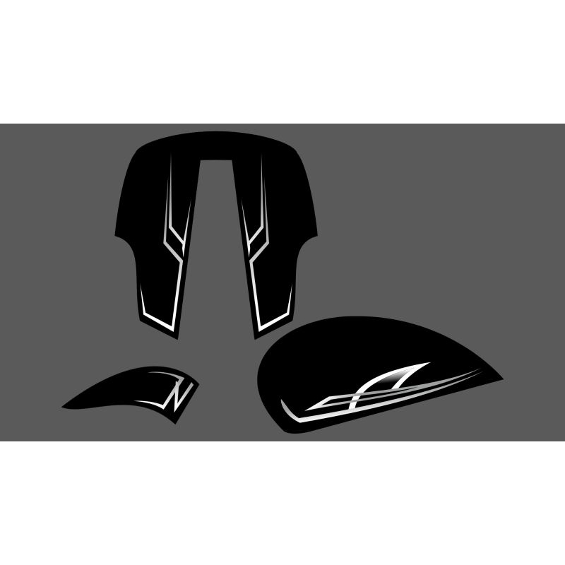 STRIPING STICKER VESPA MATIC / VESPA SPRINT TRANSPARAN DESAIN LIST SIMPEL ELEGAN TERBARU CUSTOM VESP