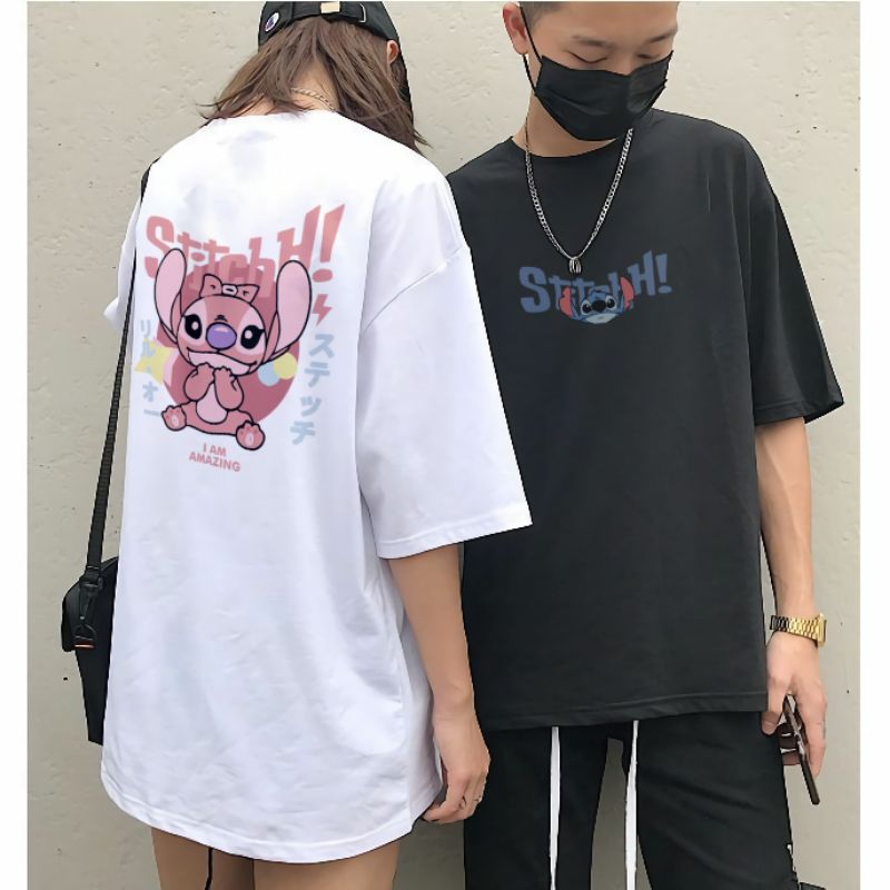 T-shirt Distro Pria/Wanita Cotton Tebal lengan pendek Oversize TERLARIS