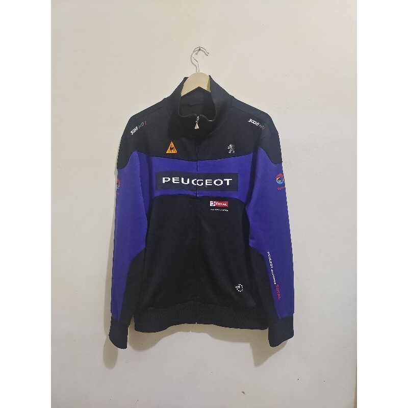 Jacket Tracktop le coq x Peugeot keren