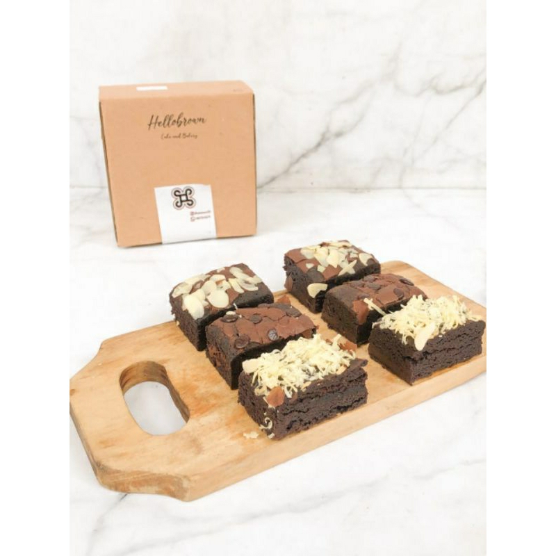 

Fudgy Brownies Sekat Coklat (I)