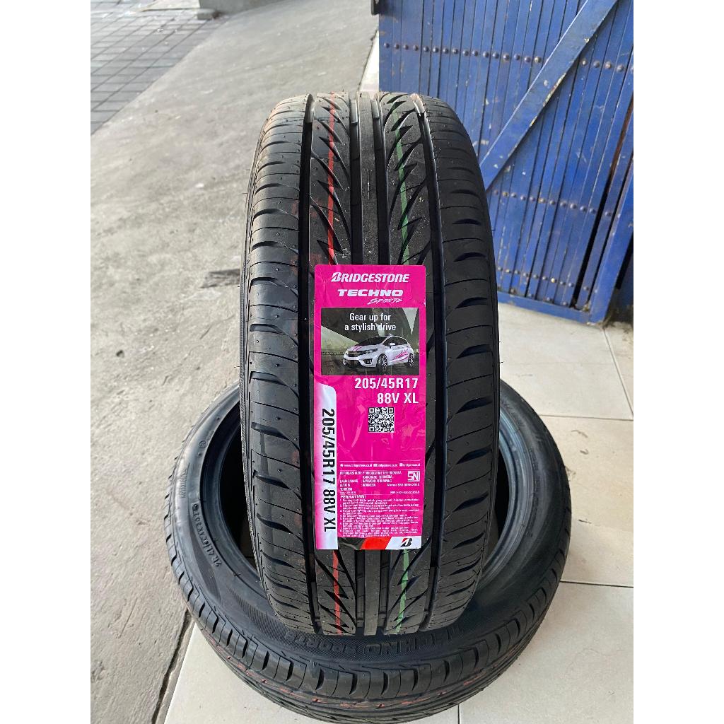 Ban Mobil Bridegstone Ring 17 Ukuran 205 45 Produksi Terbaru Type Techno sport