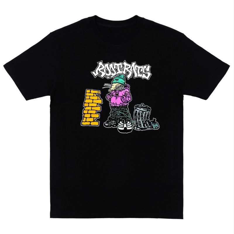 T-shirt Brand RootRats /Kaos Brand / Kaos Hitam / Kaos Lengan pendek / Kaos outdoor